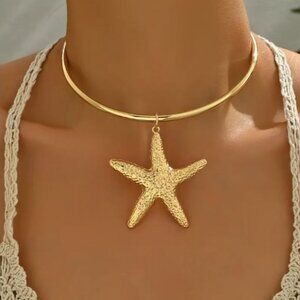 Zara Gold Starfish Necklace